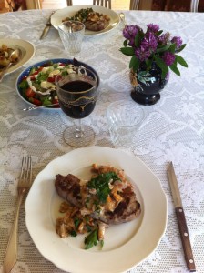Bøf med kantarel